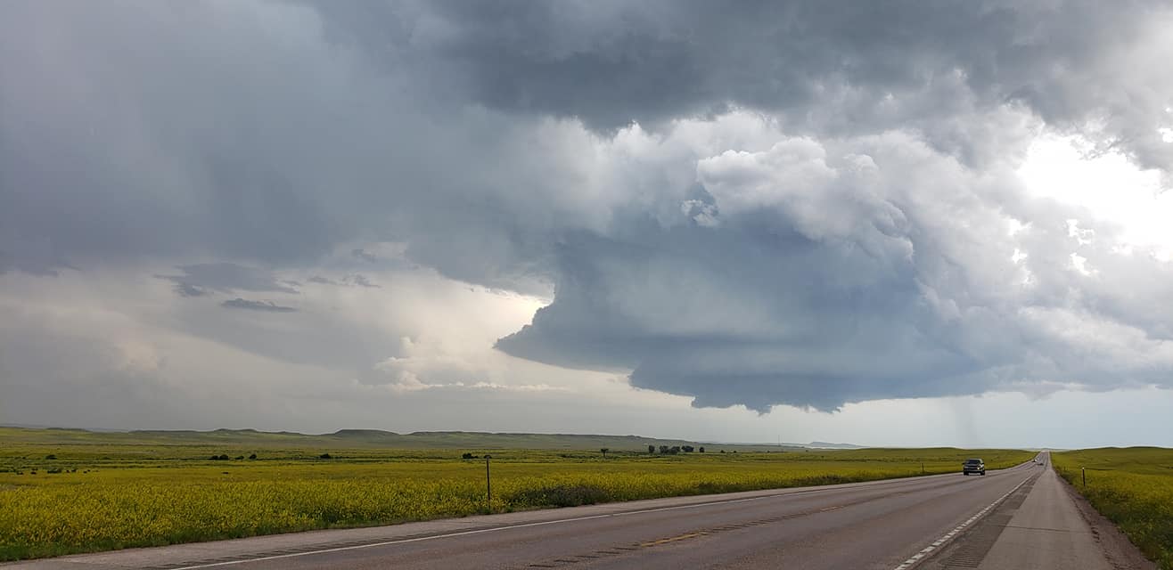 Vince Miller photo of supercell before Dewey tornado