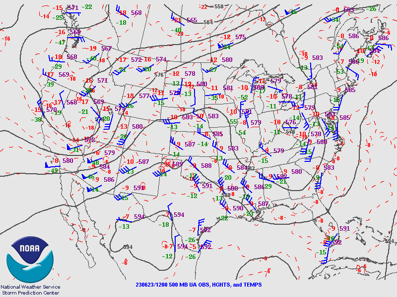 Rapid City sounding from 6 pm