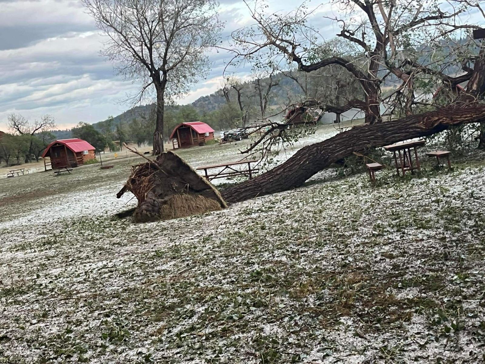 devils tower campground damage