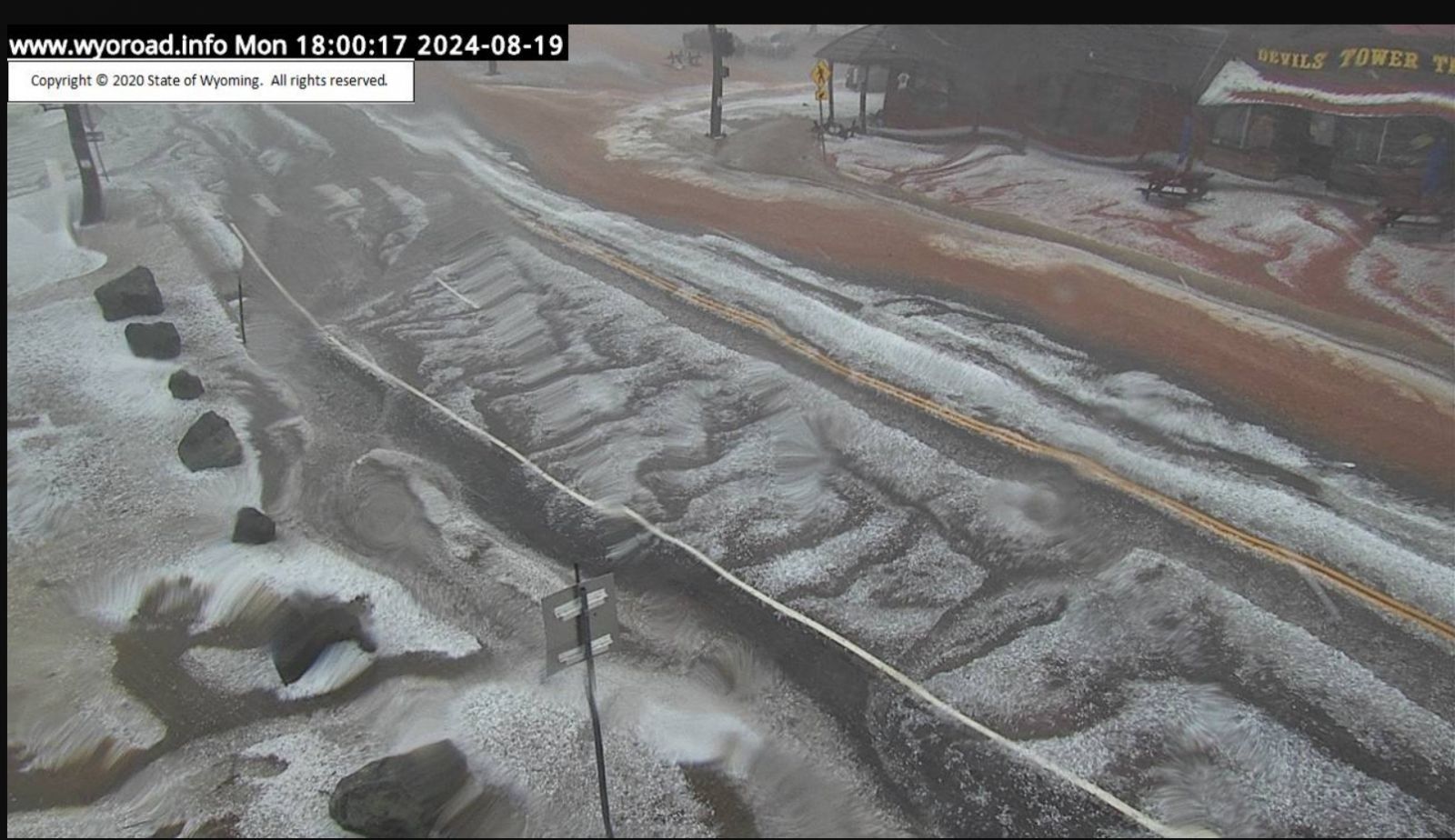 Devils Tower Hail