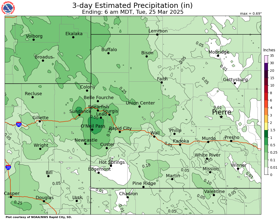 South Dakota Time Zone Map Maping Resources