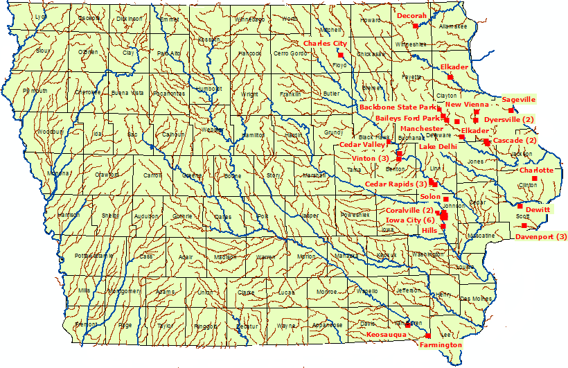 Iowa StormReady communities map