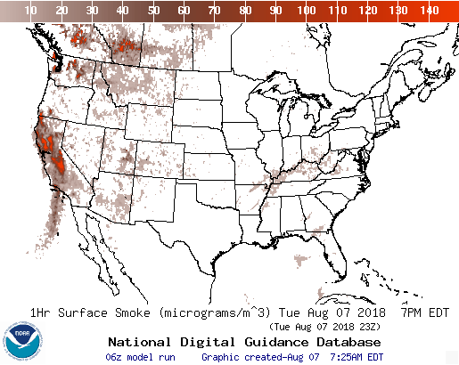 Pictured: Screenshot of the airquality.weather.gov website, showing a map of the United States and air quality activity