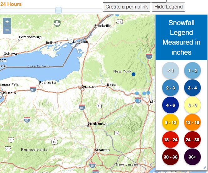 Latest snow report